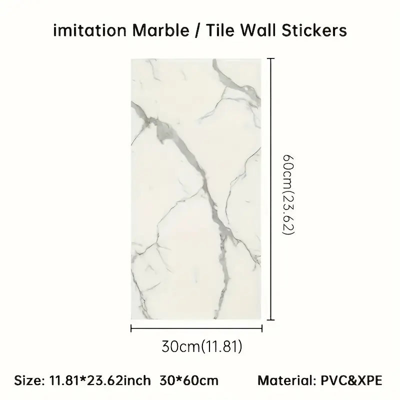 3D Self-Adhesive Wall Tiles (30cm x 60cm)